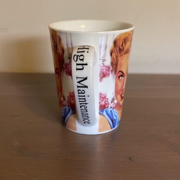 Anne Taintor “High Maintenance” Cheeky Pin Up Retro Inspired Ceramic Mug - Picture 4 of 8